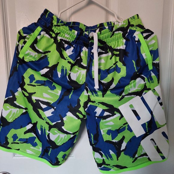 Puma Kids Boys Printed Stretchy Sports Short, Youth 10-12/ M - Picture 1 of 5